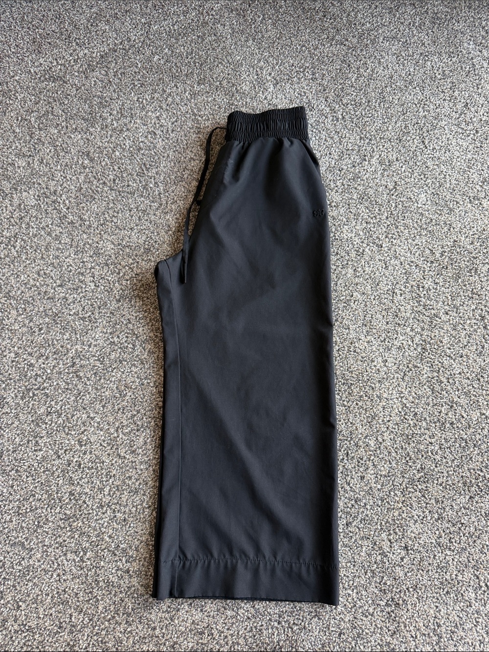 Albion Petite Small Black Audrey wide leg